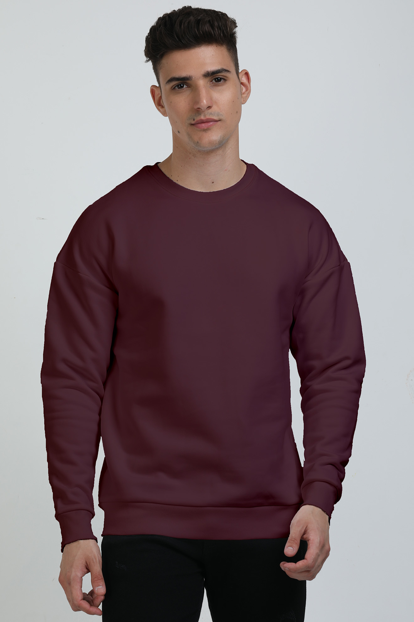 Oversized Sweatshirt Maroon GLADIATOR
