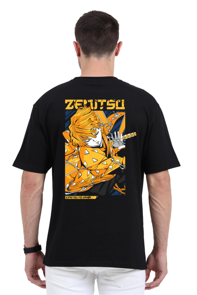 Black Oversized Premium T-Shirt Damon Slayer