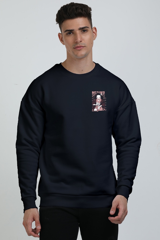Oversized Sweatshirt Premium Black DEMSLY