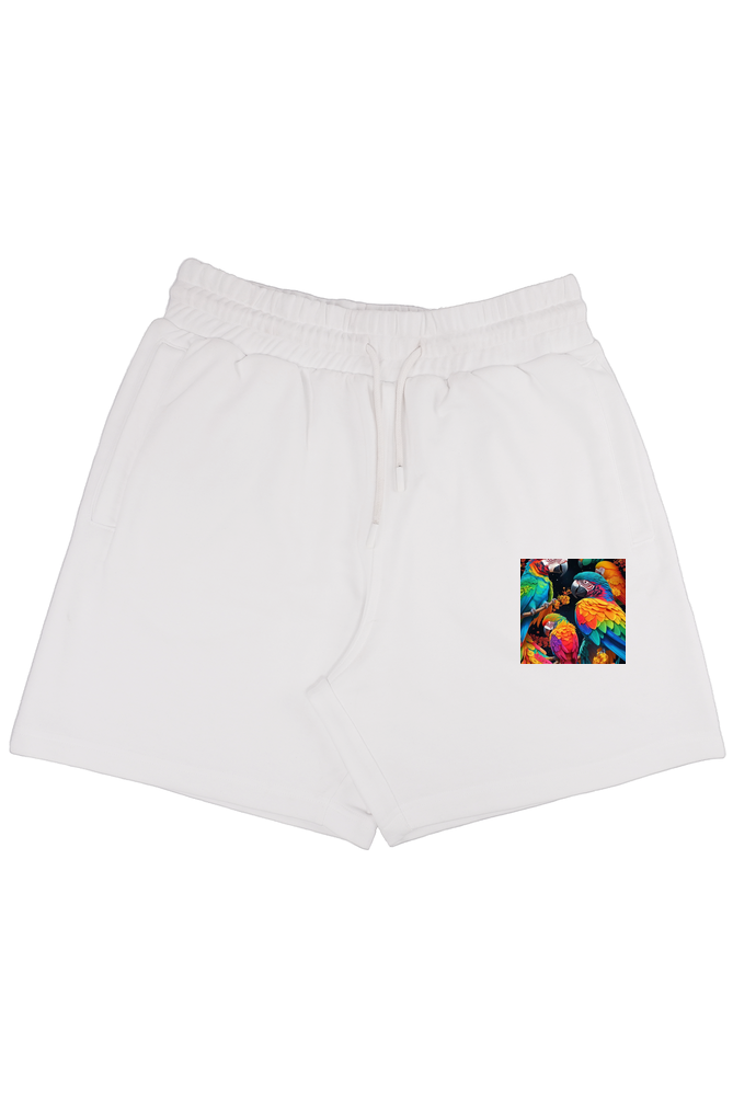 TERRY CO-ORDS OVERSIZED TSHIRT WITH SHORTS WHITE