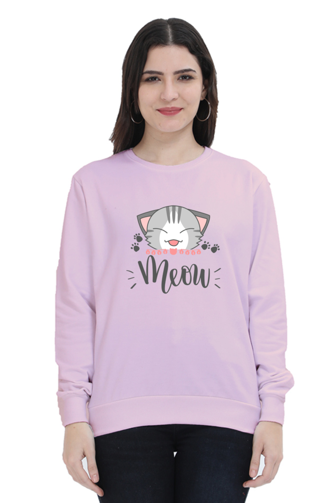 Sweatshirt Classic Baby Pink MEOW
