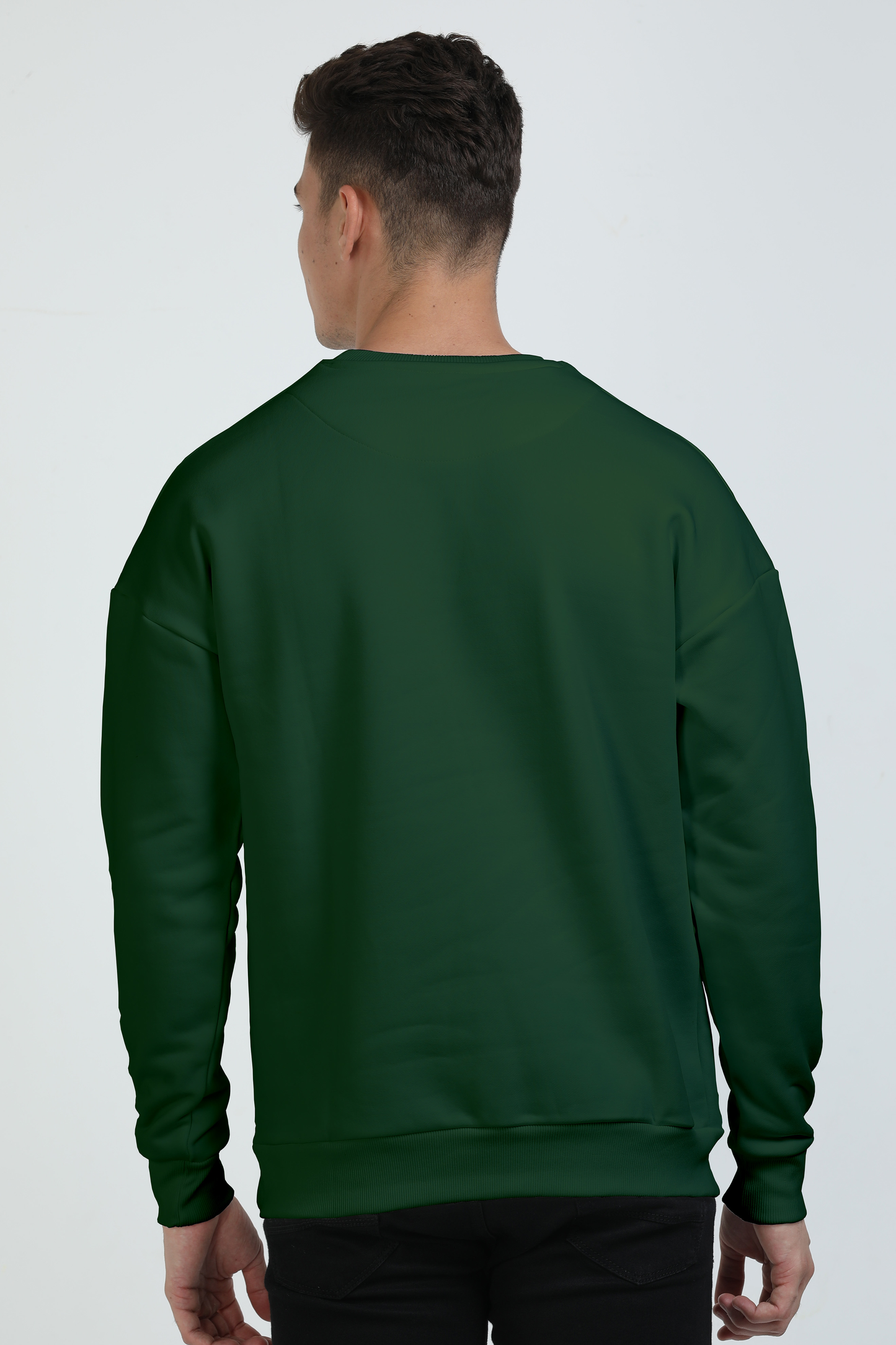 Oversized Sweatshirt Bottle Green APACHE