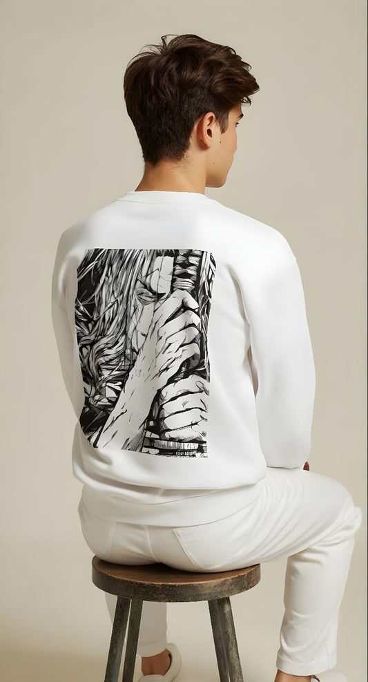 Oversized Premium Sweatshirt White RGNRK