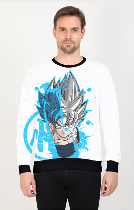 Premium Poly Brushed Fleece Sweatshirt - Anime