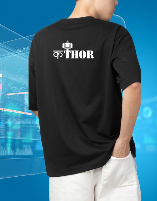 Oversized T-Shirt Black KTHOR