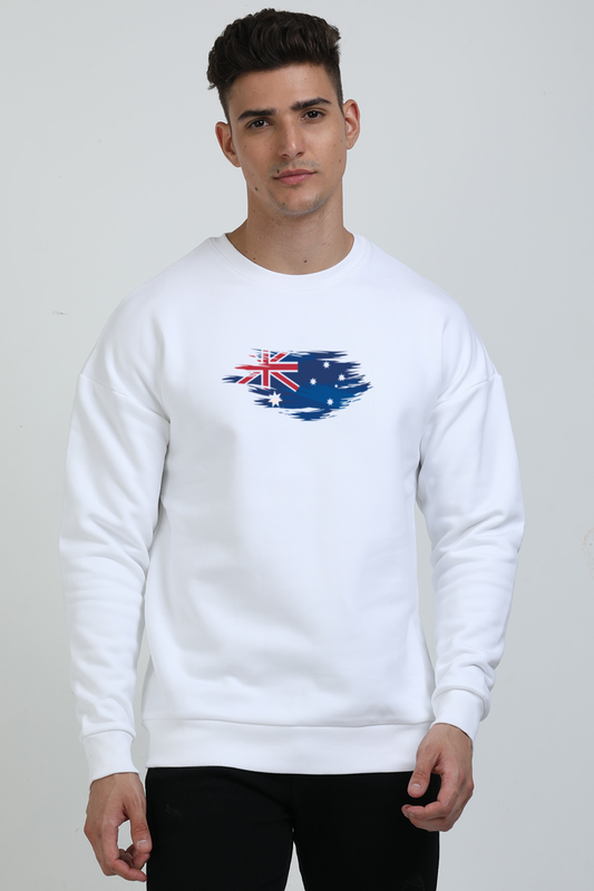 Oversized Sweatshirt Premium White AUSTRALIE