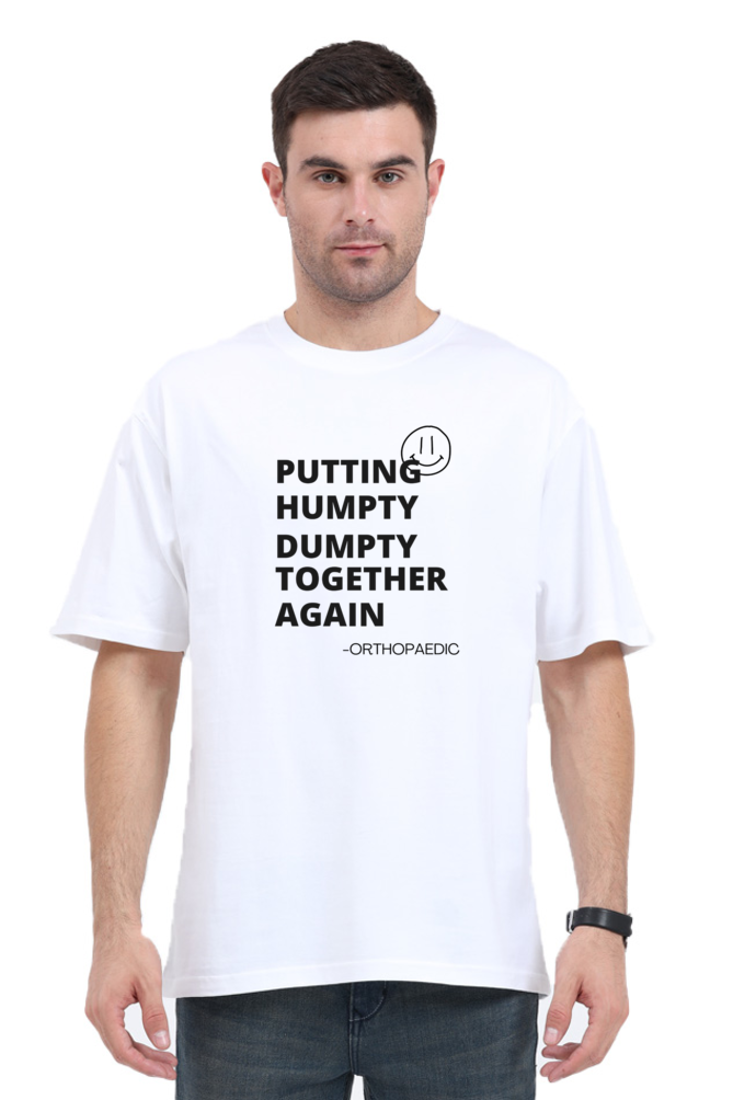 Oversized T-Shirt White HUMPTY DUMPTY