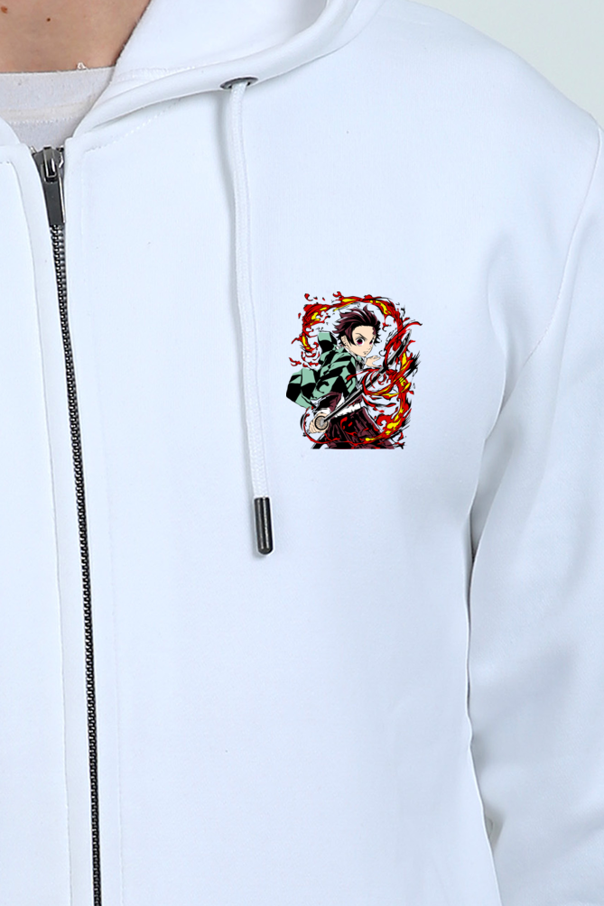 Zip Hoodie Premium White SLAYER