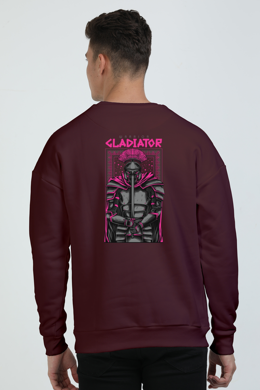 Oversized Sweatshirt Maroon GLADIATOR