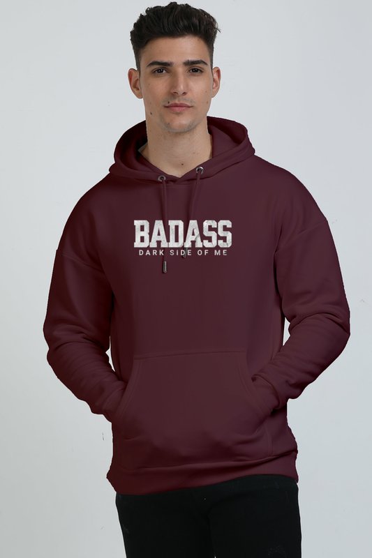 Oversized Hoodie Premium Maroon BADASS