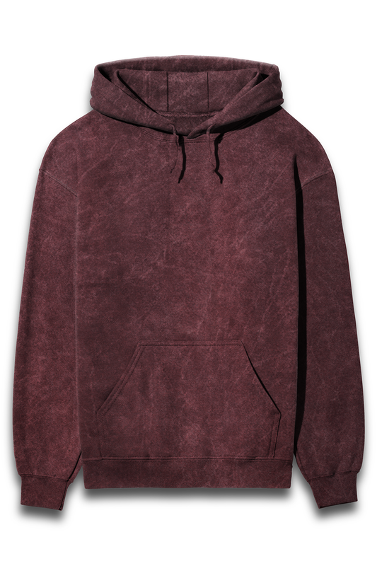 Sweatshirt *Acid Wash* Maroon