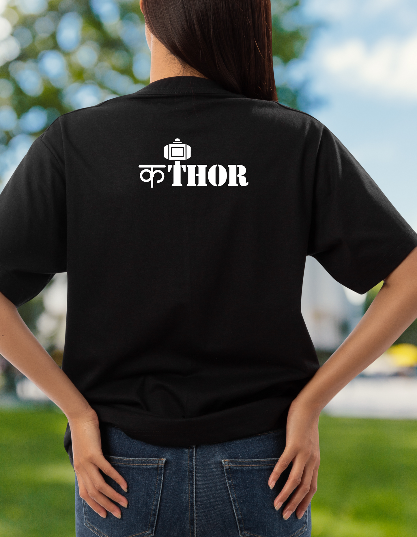 Oversized T-Shirt Black KTHOR