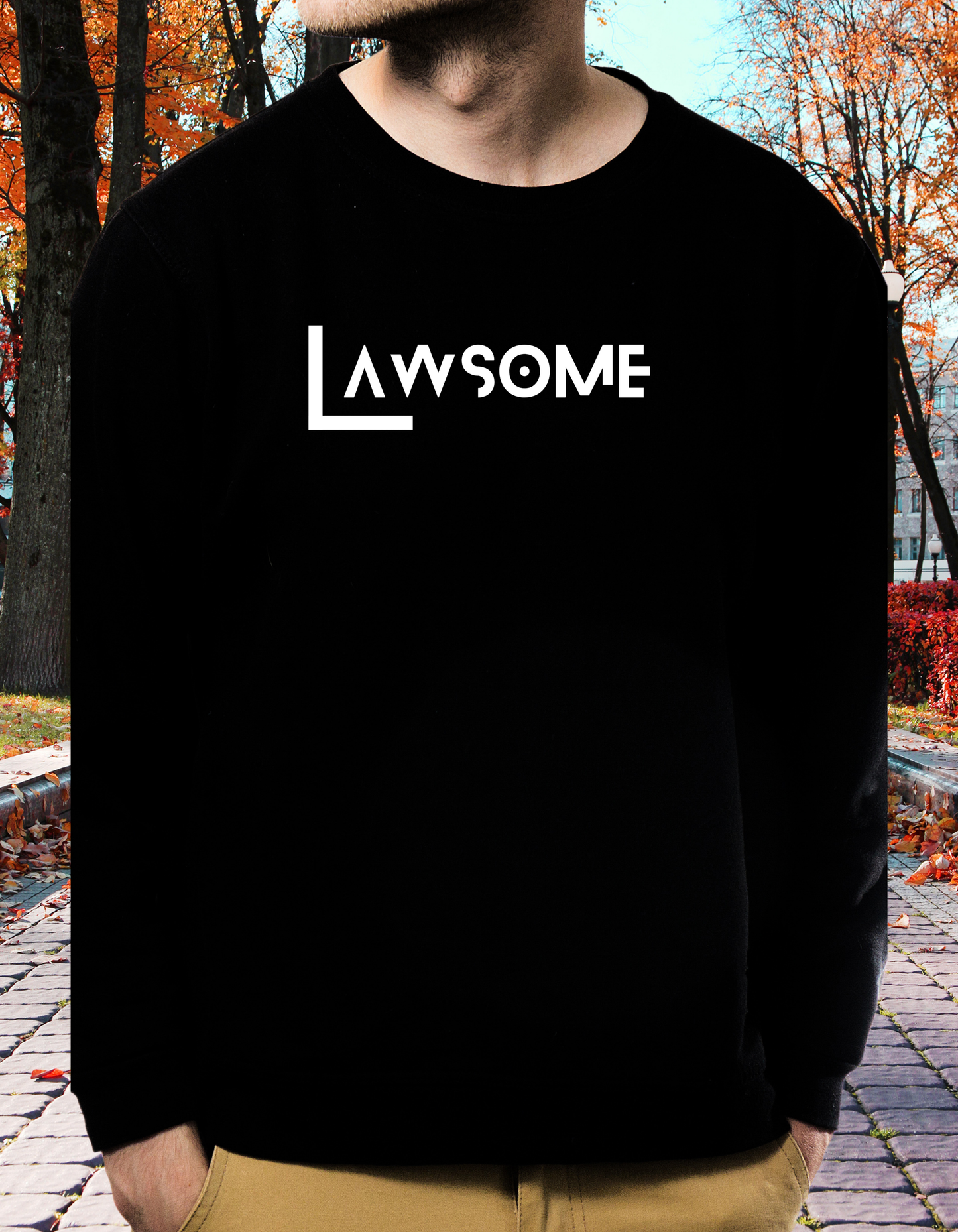 Sweatshirt Black LAWSOME