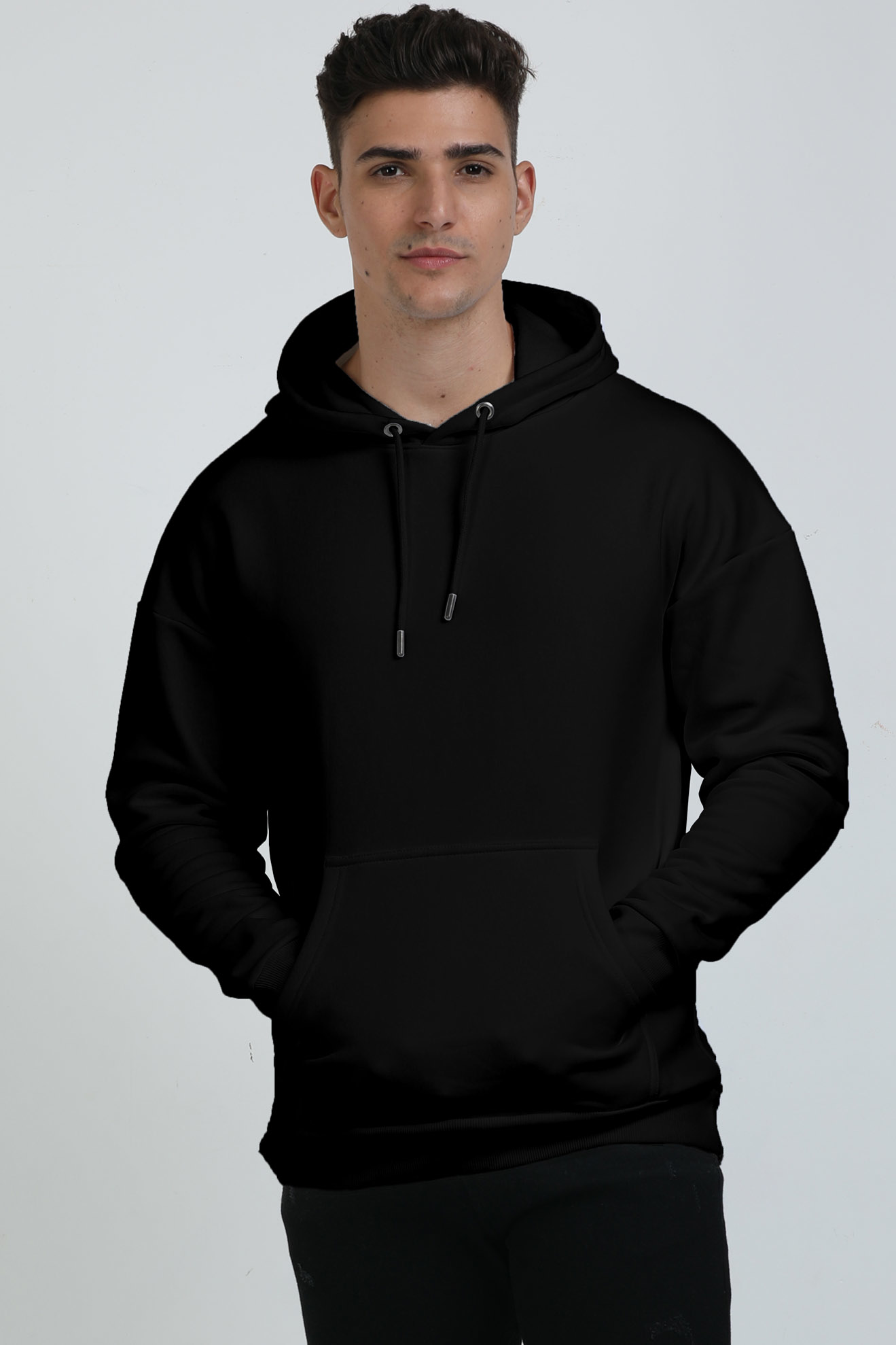 Oversized Hoodie Premium Black K'THOR