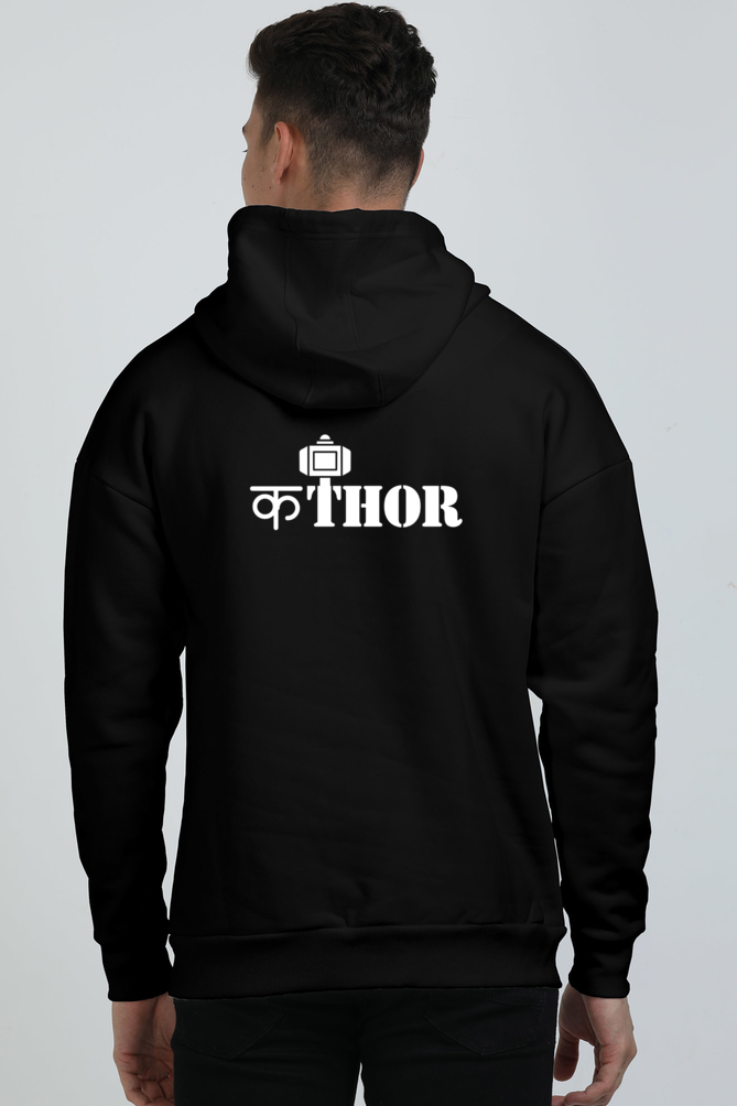 Oversized Hoodie Premium Black K'THOR