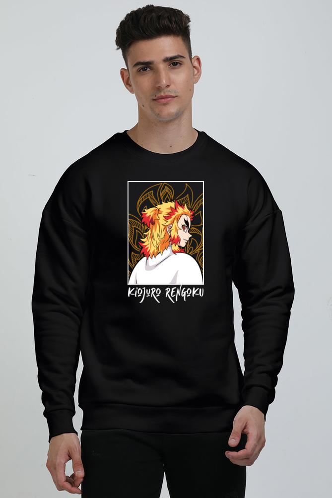 Oversized Sweatshirt Premium Black RENGOKU