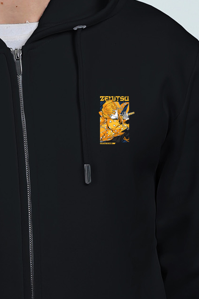 Zip Hoodie Premium Black ANIME