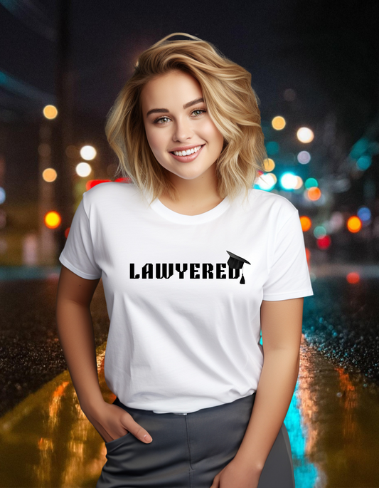 Oversized T-Shirt White LAWYERED