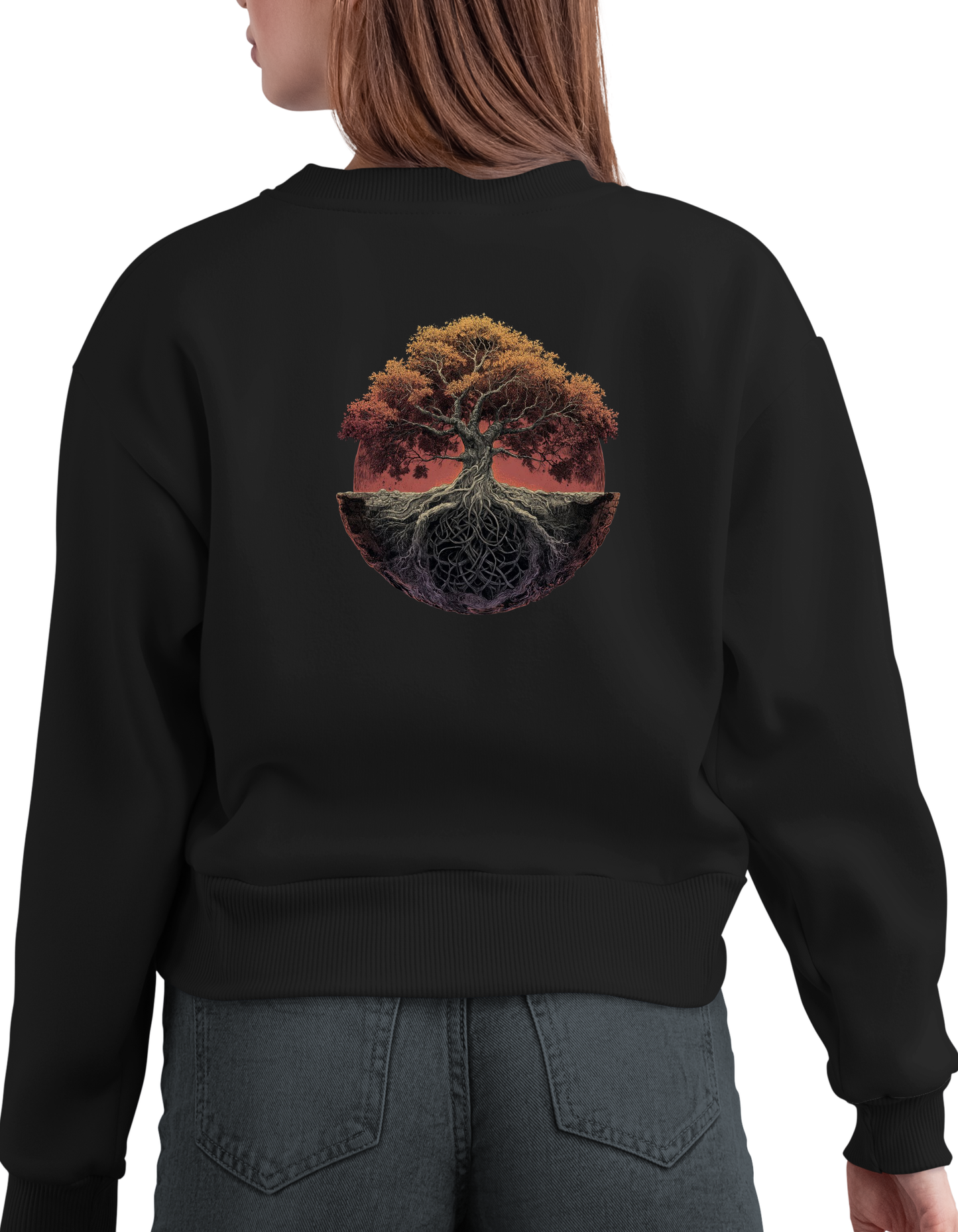 Unisex Oversized Premium Sweatshirt Black C'est La Vie