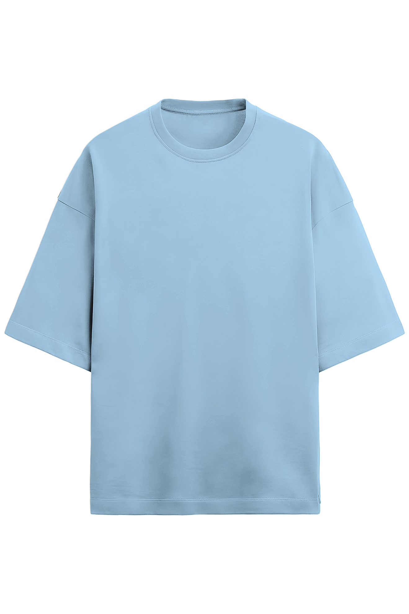 Terry  Co-Ords Oversized T-Shirt Soft Blue