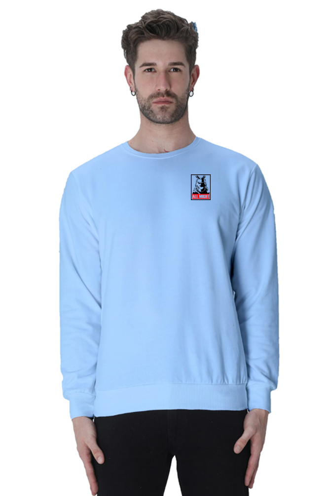 Sweatshirt Soft Blue ALL MIGHT