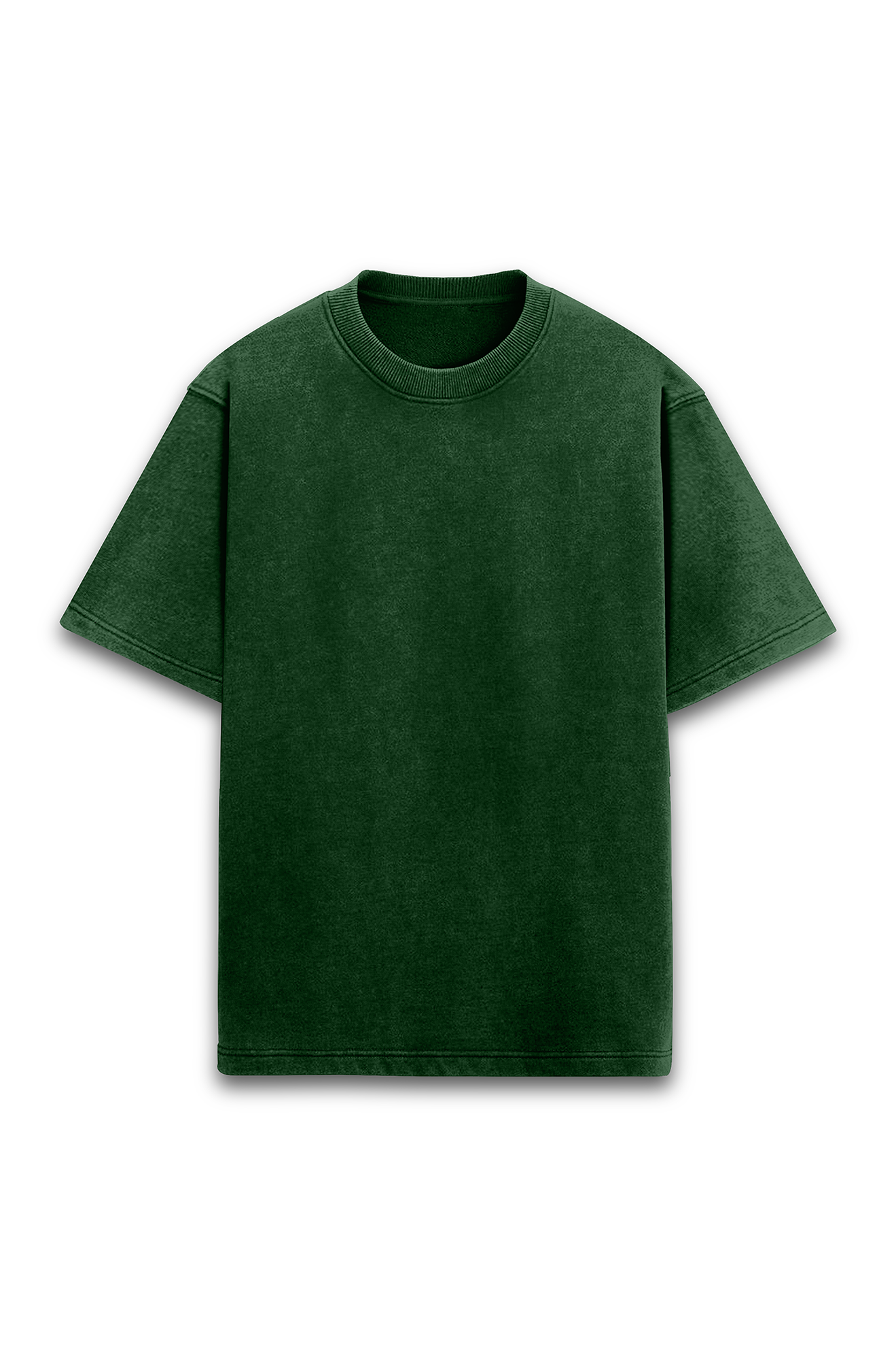 Oversized T-Shirt *Acid Wash* Bottle Green