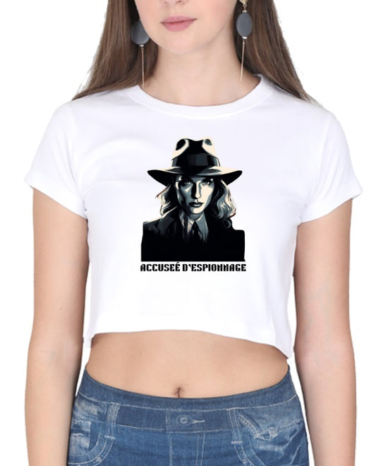 Crop Top ACCUSEÉ D'ESPIONNAGE