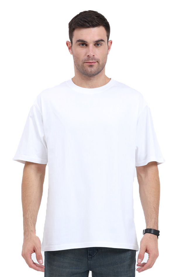 Oversized T-Shirt White Ghost Guitarist